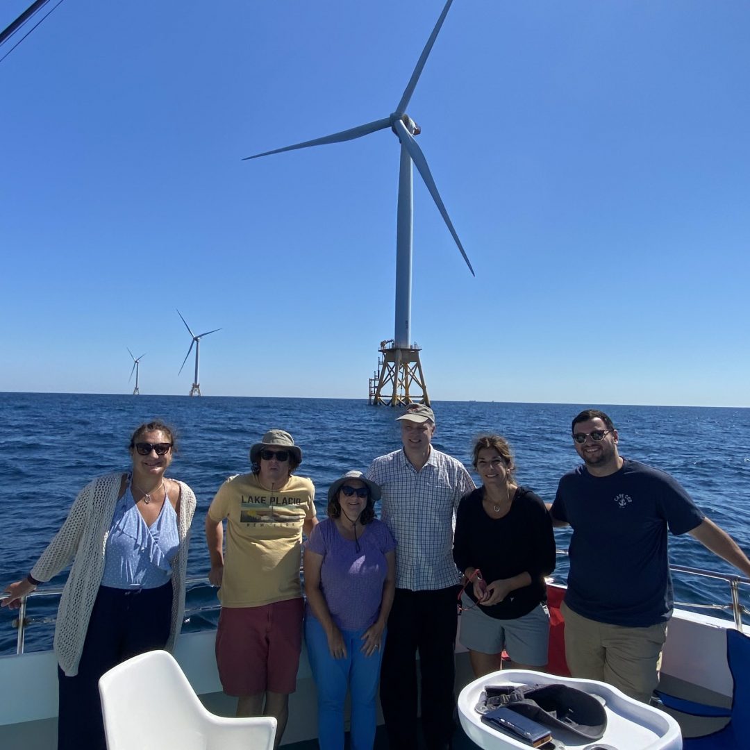 Wind turbines with colleagues